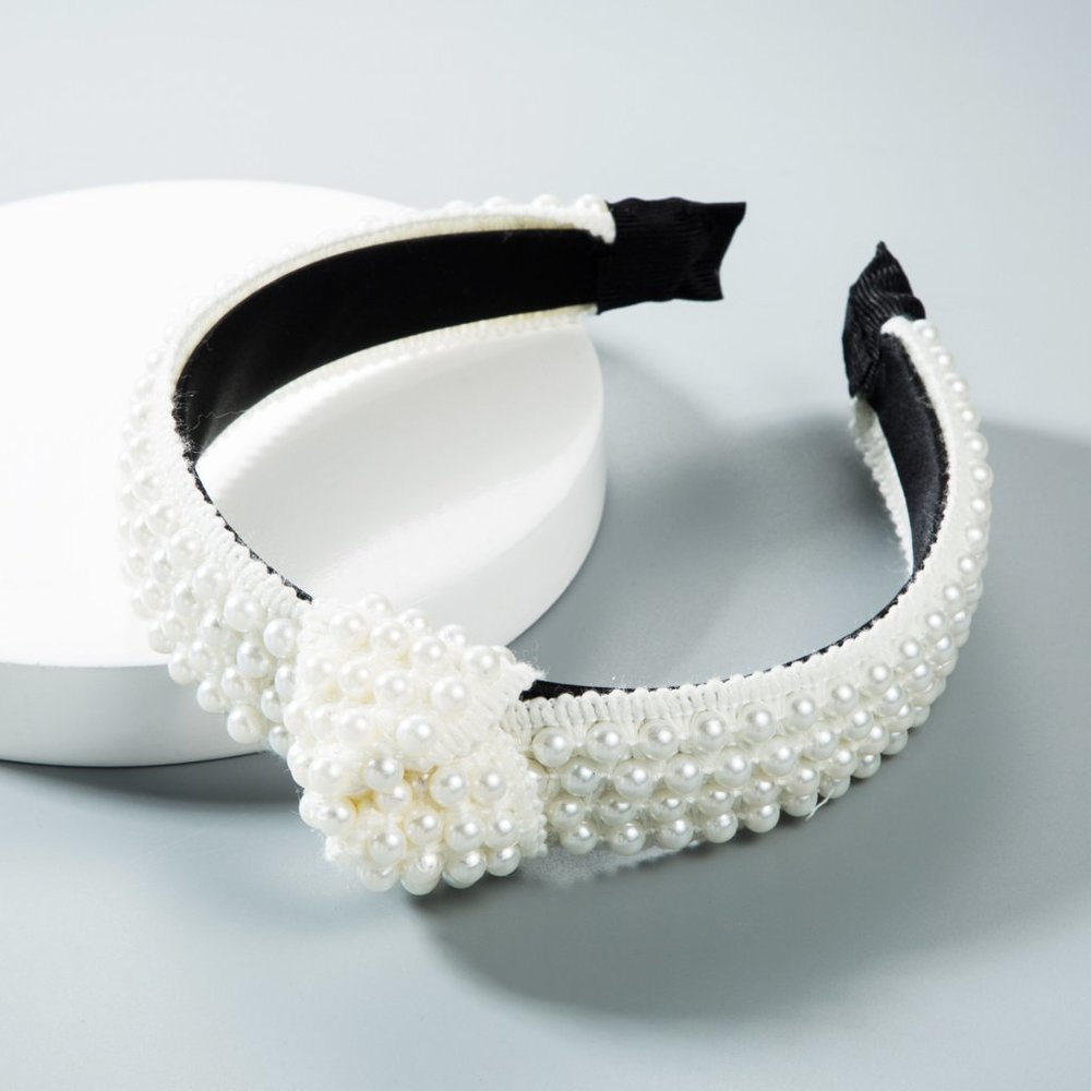 Pearl Knotted Headband